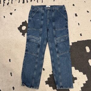 Agolde Blue Cargo Cooper Jeans
